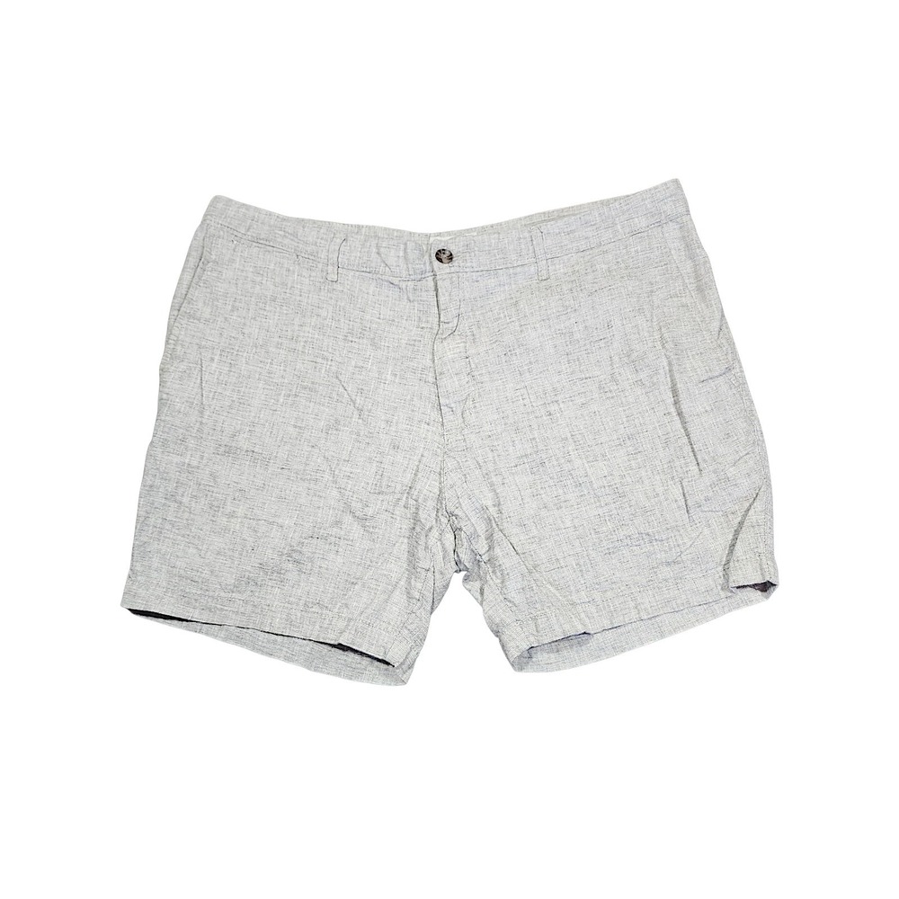Goodfellow Linen Shorts 38 Men Every Wear‎ Light Gray 7" Inseam Summer Casual